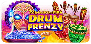 12 Masks of Fire Drum Frenzy