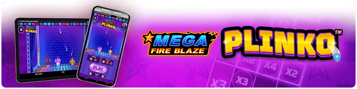 Mega Fire Blaze Plinko