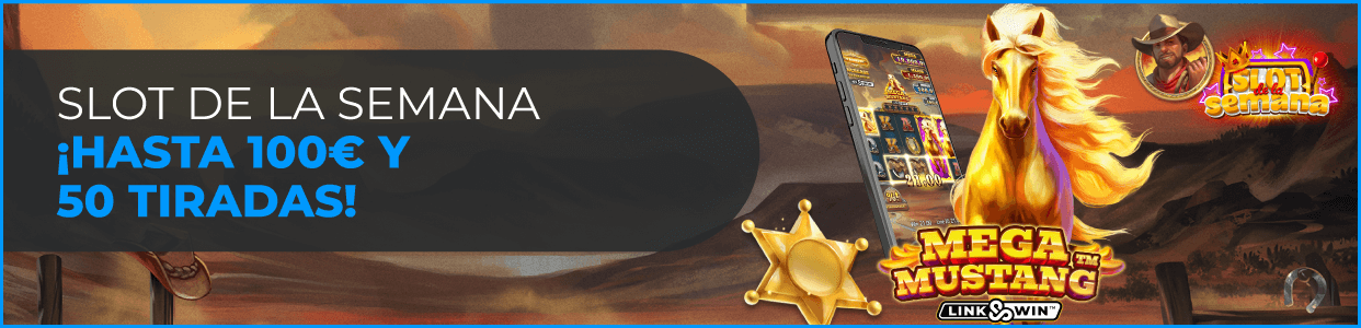 Slot de la semana en Enracha: Mega Mustang Link & Win