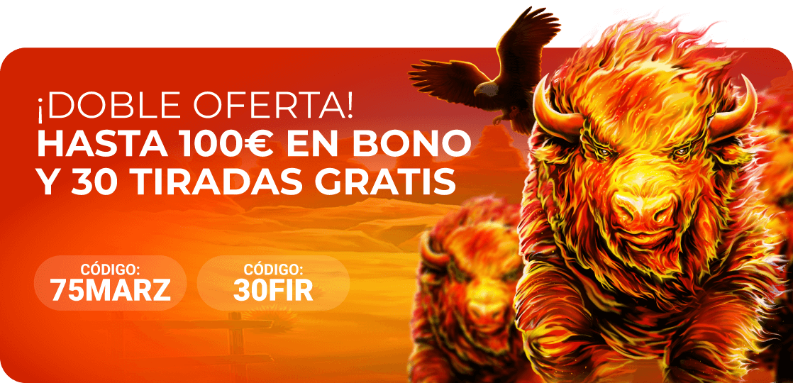 Hasta 100&euro; en Bono Casino y 30 Tiradas Gratis en Enracha